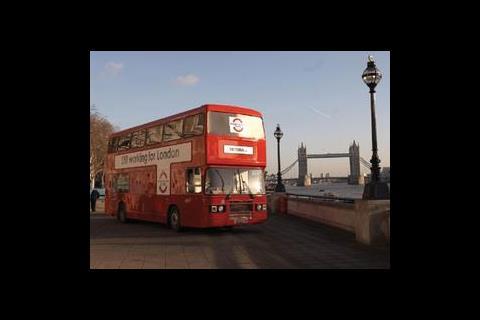 Double decker bus: the pride of Londonq
